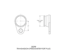 TRANSMISSION SPEEDOMETER PORT PLUG image 2
