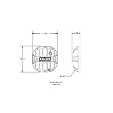 Hi-Tek Aluminum Differential Cover for Ford 8.8-inch image 4
