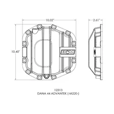 Nodular Iron M220 Dana 44 AdvanTek Rear Differential Cover image 6