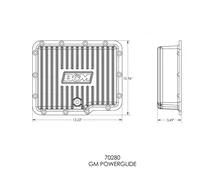 Hi-Tek Deep Transmission Pan -  Aluminum image 3