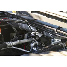 Locking Auto Trans Dipstick & Tube - Billet Aluminum/Stainless Steel Braided image 4