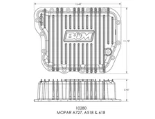 Hi-Tek Deep Transmission Pan -  Aluminum image 2