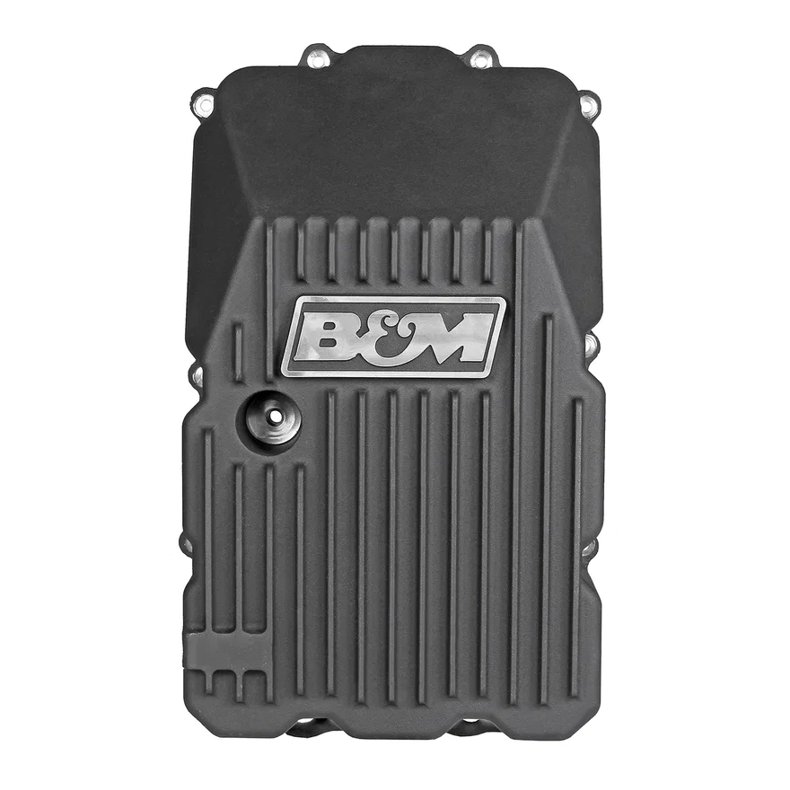 Hi-Tek Deep Transmission Pan - Aluminum - Toyota - Black