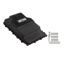 Hi-Tek Heavy-Duty Deep Transmission Pan -  Ford 10R80 - Aluminum - Black image 2