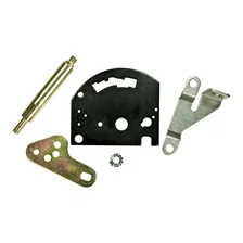 Gate Plate, Shift Lever & Cable Bracket for Powerglide Transmissions image 1