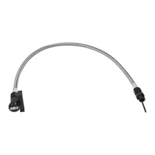 Locking Auto Trans Dipstick & Tube - Billet Aluminum/Stainless Steel Braided for Ford F-150 image 2