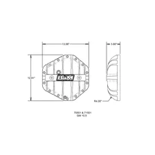 Hi-Tek Aluminum Differential Cover for GM Corporate 14-bolt (10.5-inch) image 4