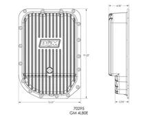 Hi-Tek Deep Transmission Pan -  Aluminum - 4L80E image 3