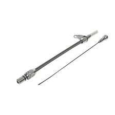 Auto Transmission Dipstick & Tube - Billet Aluminum/Stainless Steel Braided image 3