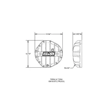 Hi-Tek Aluminum Differential Cover for GM 8.875-inch 12-bolt Truck - Black image 4