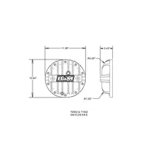 Hi-Tek GM 10 Bolt Aluminum Differential Cover image 2
