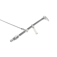 Auto Transmission Dipstick & Tube - Billet Aluminum/Stainless Steel Braided image 2