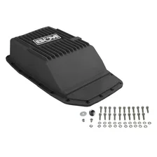 Hi-Tek Deep Transmission Pan -  Black Aluminum for Ford image 3