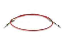 Performance Shifter Cable - 6-Foot Length Double Threaded Ends - Red image 2