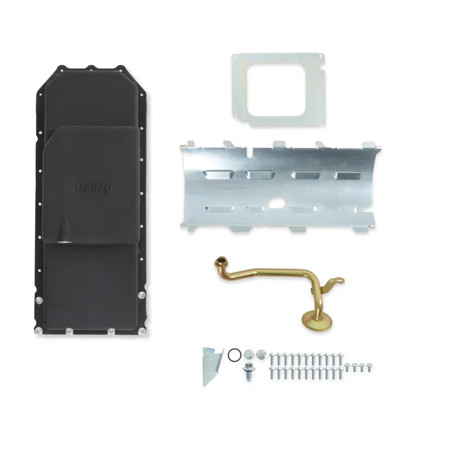 Gen III Hemi Swap Oil Pan - Mid-Sump VVT - Black