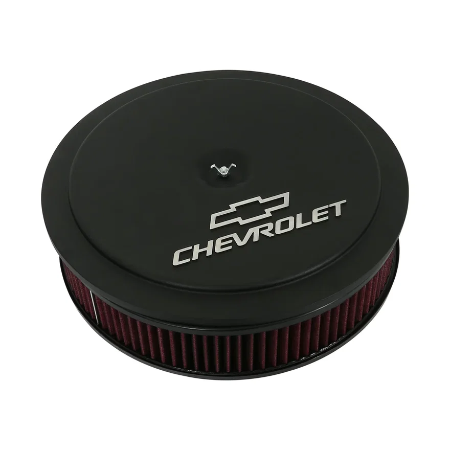 GM Muscle Series Air Cleaner - Satin Black Machined