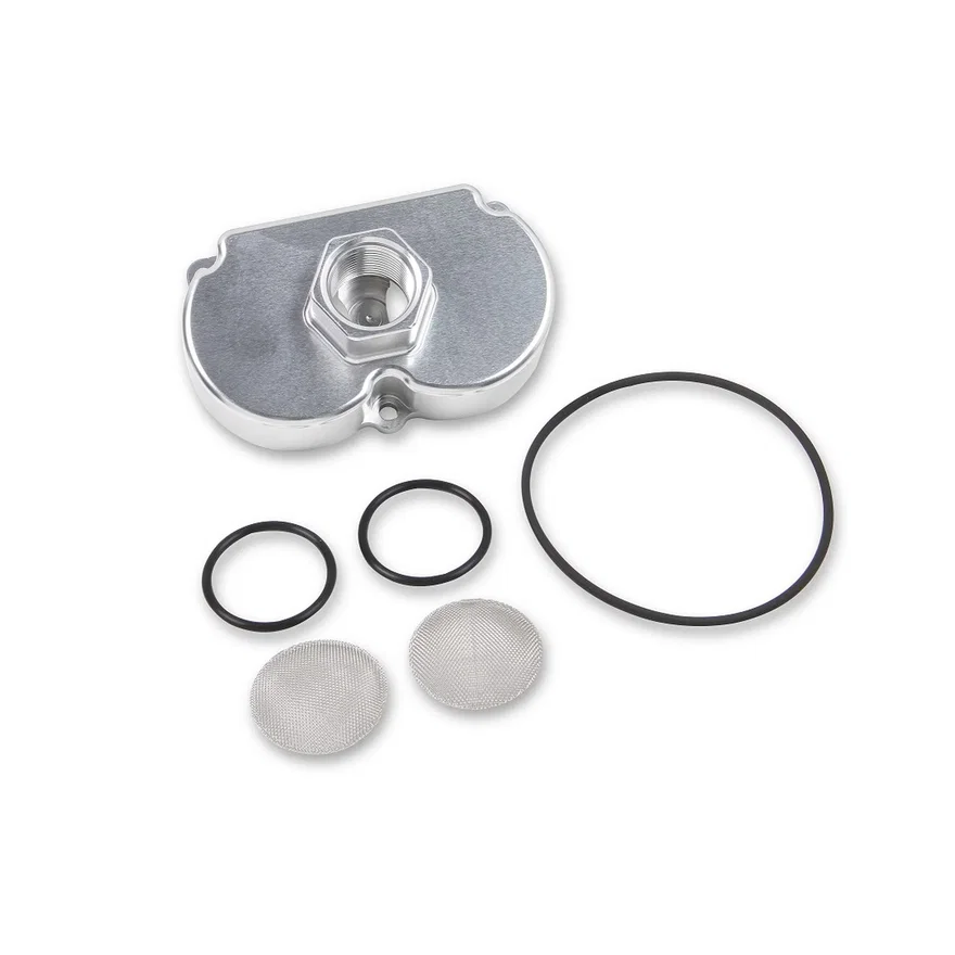 Single 16 ORB Inlet Conversion Kit for Holley VR2 Brushless Fuel Pump