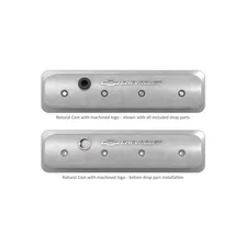 GM Licensed Valve Cover - Muscle Series - SBC - Center Bolt - Natural image 2
