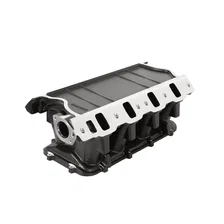 Black 351W Ford Hi-Ram Carbureted Manifold Base image 8