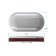Vintage Series Oval Air Cleaner - Polished image 12