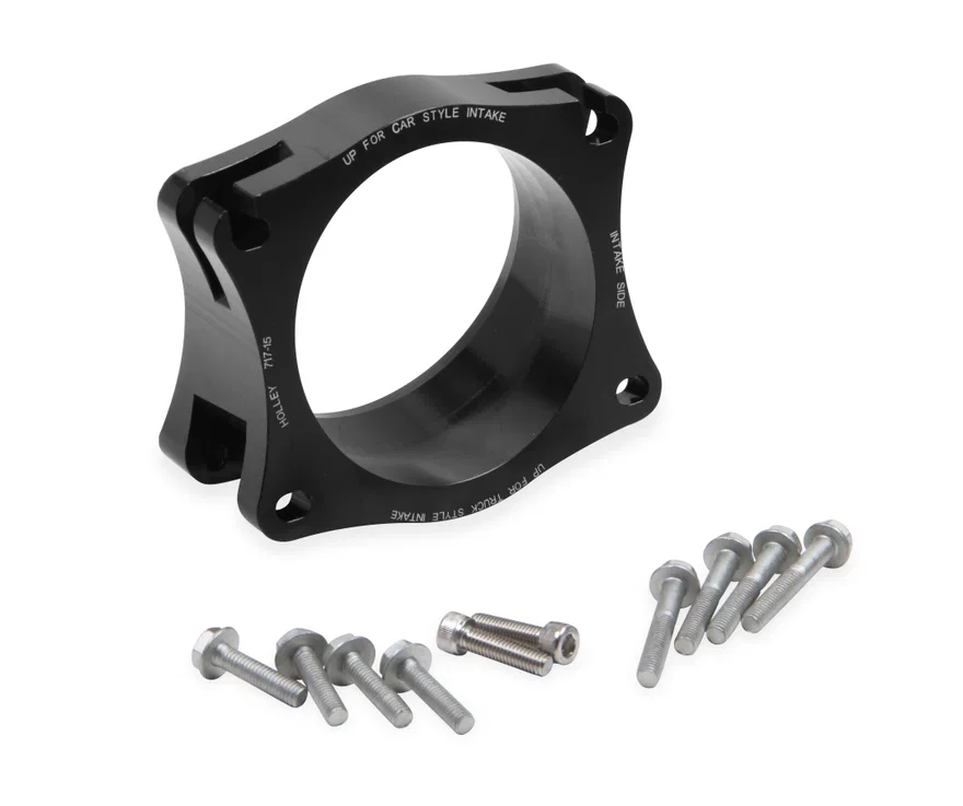 Throttle Body Angle Adapter - for GM LS and LT, and LT4 Intakes