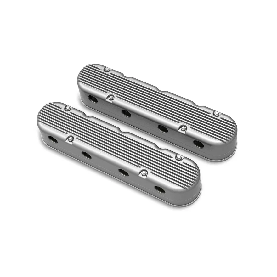 2-Piece Finned Valve Cover - Gen III/IV LS - Natural