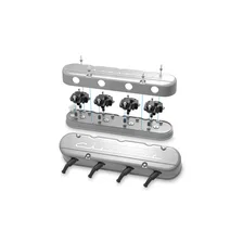 2-Piece "Chevrolet" Script Valve Cover - Gen III/IV LS - Natural image 3