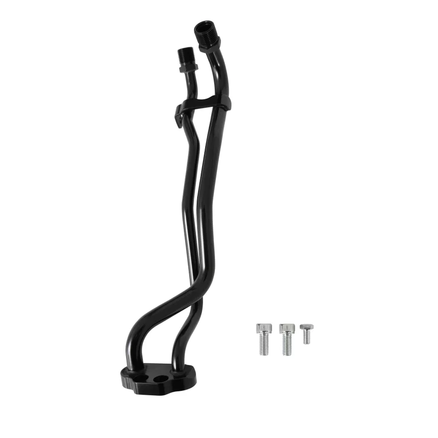 Line Adapter Manifold for SD7 A/C Compressor - SBF, Passenger Side Exit