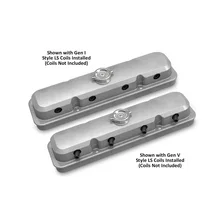 2-Piece Pontiac Style Valve Cover - Gen III/IV LS - Natural image 2
