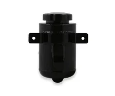 Power Steering Remote Reservoir - Black Aluminum with Bracket image 5