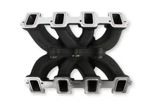 Single Plane Split-Design Race Intake Manifold- GM LS3/L92- Black-4150 image 15