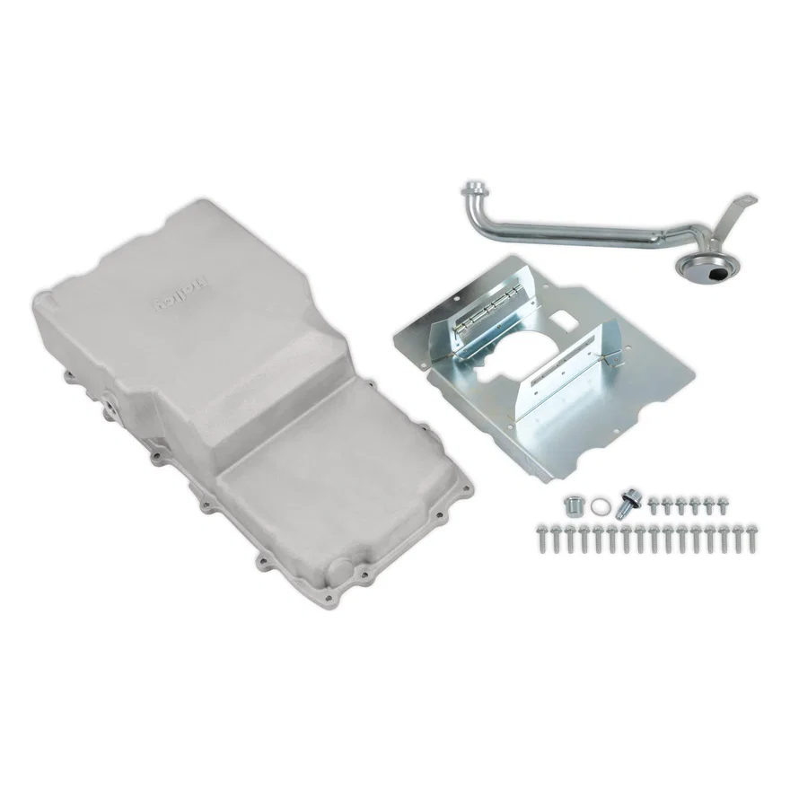 Cast Aluminum Rear Sump Oil Pan - Ford Coyote Swap