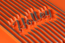 Vintage Series Oval Air Cleaner - Factory Orange Machined image 12