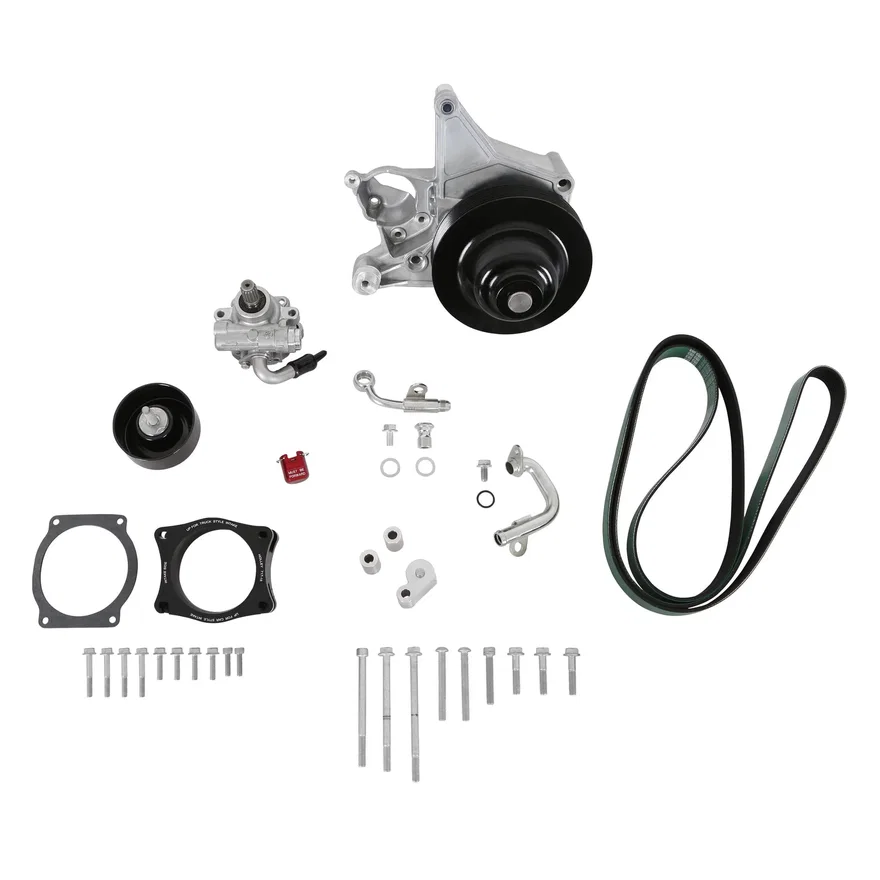 Power Steering Add-on System for LT4 Wet Sump Engines