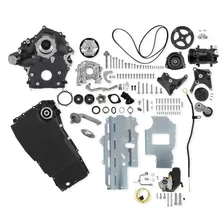 Godzilla High-Mount Accessory Drive - F100 Swap - Complete - Black for Ford F-100 image 1