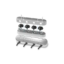 2-Piece "Chevrolet" Script Valve Cover - Gen III/IV LS - Polished image 3