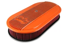 Vintage Series Oval Air Cleaner - Factory Orange Machined image 5