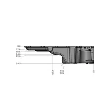 GM LS Swap Oil Pan - Most Front Clearance - No Drain-Back Holes image 10