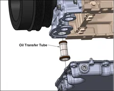 Oil Transfer Tube - Ford Godzilla 7.3L image 3