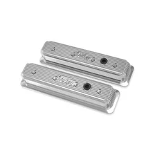 Vintage Finned Valve Cover - "Holley" Script image 1
