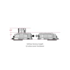 Vintage Series Finned LS Valve Covers, Standard Height - Polished image 4