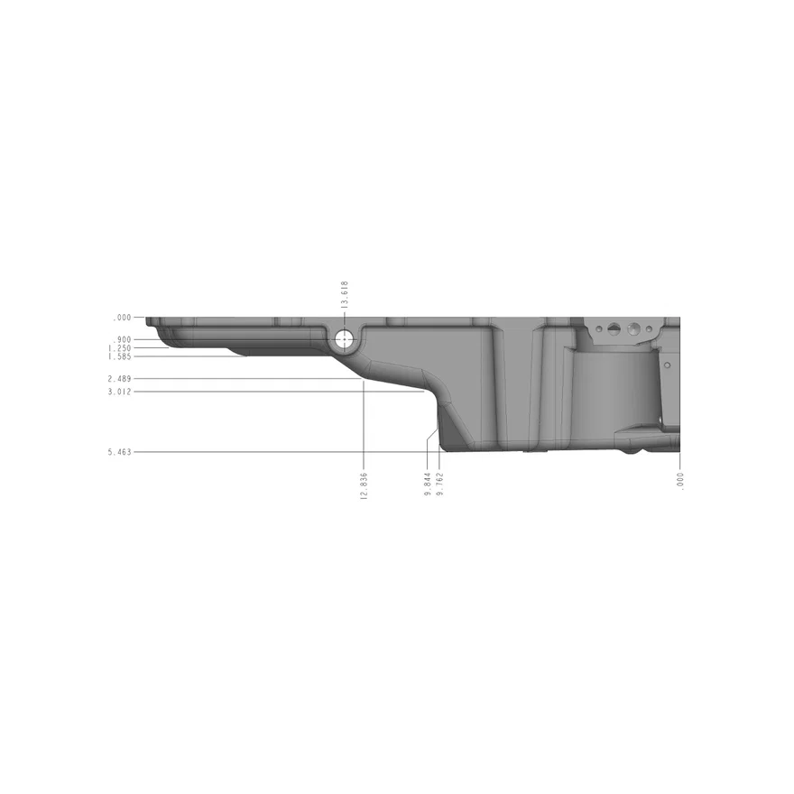 GM LS Swap Oil Pan - Most Front Clearance