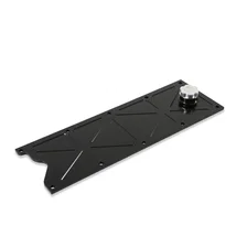 LS Valley Cover with Oil Fill - Black Billet image 1