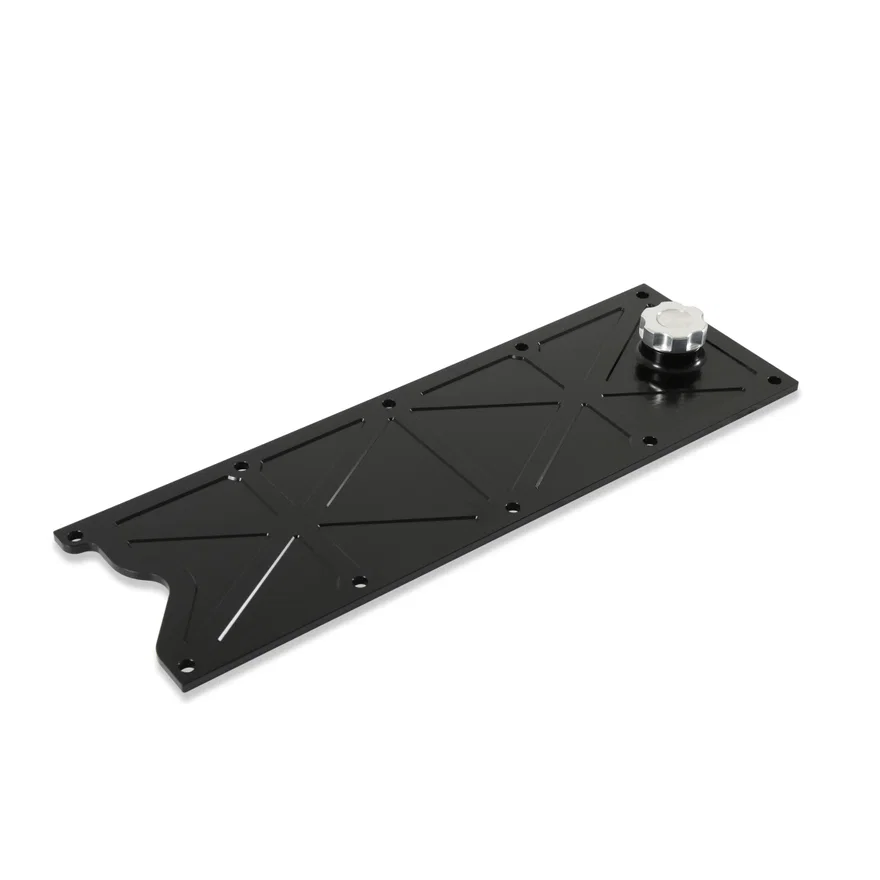 LS Valley Cover with Oil Fill - Black Billet