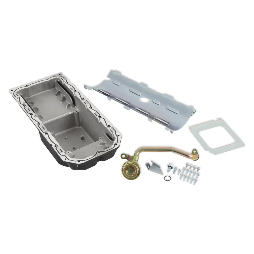 Gen III Hemi Swap Oil Pan - Mid-Sump - Hellcat - Black