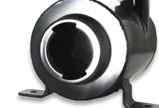 Power Steering Remote Reservoir - Black Aluminum with Bracket image 6