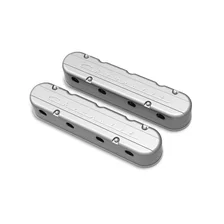 2-Piece "Chevrolet" Script Valve Cover - Gen III/IV LS - Natural image 1