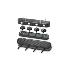 2-Piece Finned Valve Cover - Gen III/IV LS - Satin Black Machined image 3