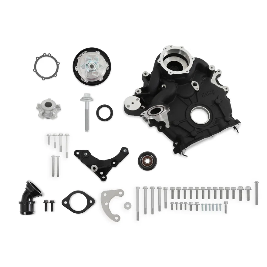Godzilla High-Mount Accessory Drive - OE Oiling System - Base Kit - Black