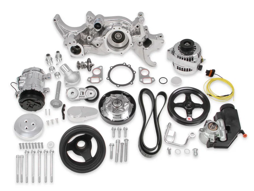 Polished Mid-Mount Complete Accessory System